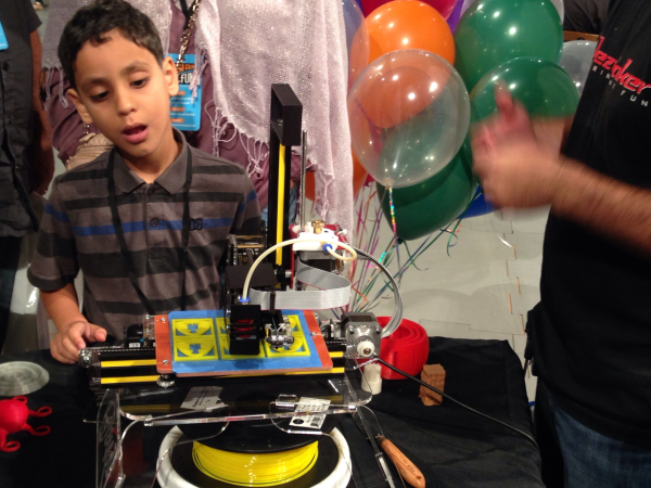 Math Fair 3D Printing in Action