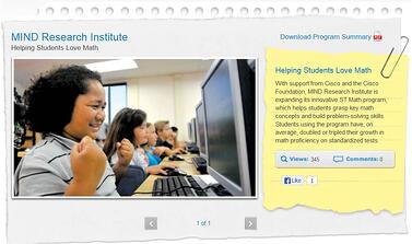 CTEq member Cisco supports MIND Research Institute