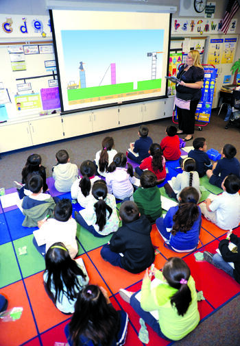 ST Math Used in a Classroom Lesson