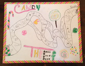 Math Board Game Candy Thief