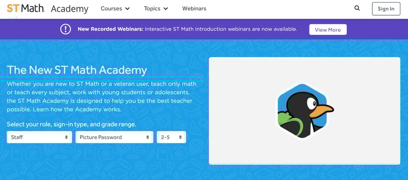 ST Math Academy