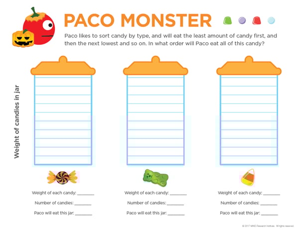 free halloween math activity