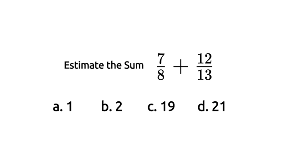 Estimate Sum Nigel Blog