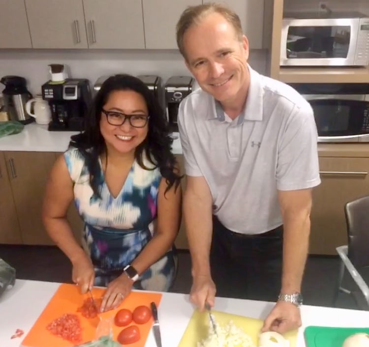 Karin-Wu-Andrew-Coulson-in-kitchen